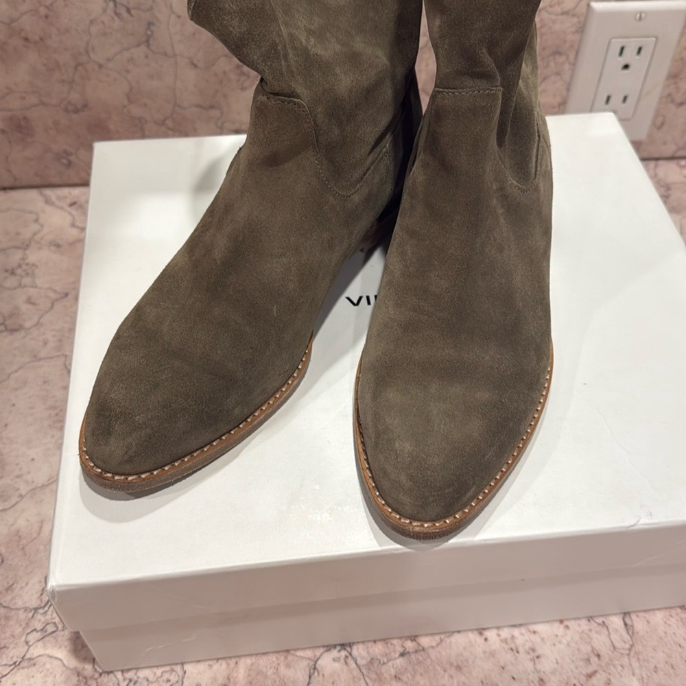 Vince Boot. Beautiful suede booties. Size 6.5 Women’s Boots